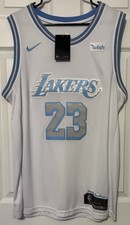 Nike Los Angeles Lakers Lebron James 23 Embroider Jersey. New NWT