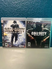 PS3 Call of Duty Bundle CIB – World at War & Black Ops – Complete in Box