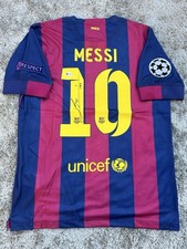 Lionel Messi Signed Barcalona Jersey, Beckett Authentication