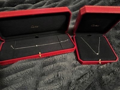 cartier necklace and bracelt set