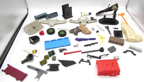 Vtg Toy Weapons & Accessories Lot 70s 80s Transformers, GI Joe, Star Wars & more