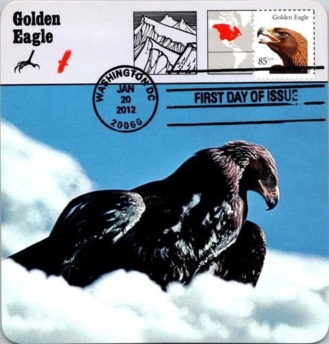 Dr Jim Stamps Maximum Card Golden Eagle 85C Fdc