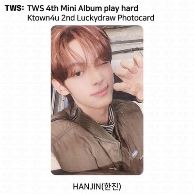 TWS play hard ktown4u ラキドロ 2次 トレカ ハンジン TWS 4th Mini Album Play Hard Ktown4u Musickorea Weverse 2nd