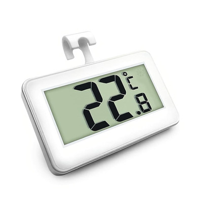 Kühlschrankthermometer Temperaturmesser Gefrierfach Thermometer Digital Weiß 1
