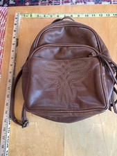 Zaino Frye in pelle marrone con cinghie regolabili tasche casual da viaggio