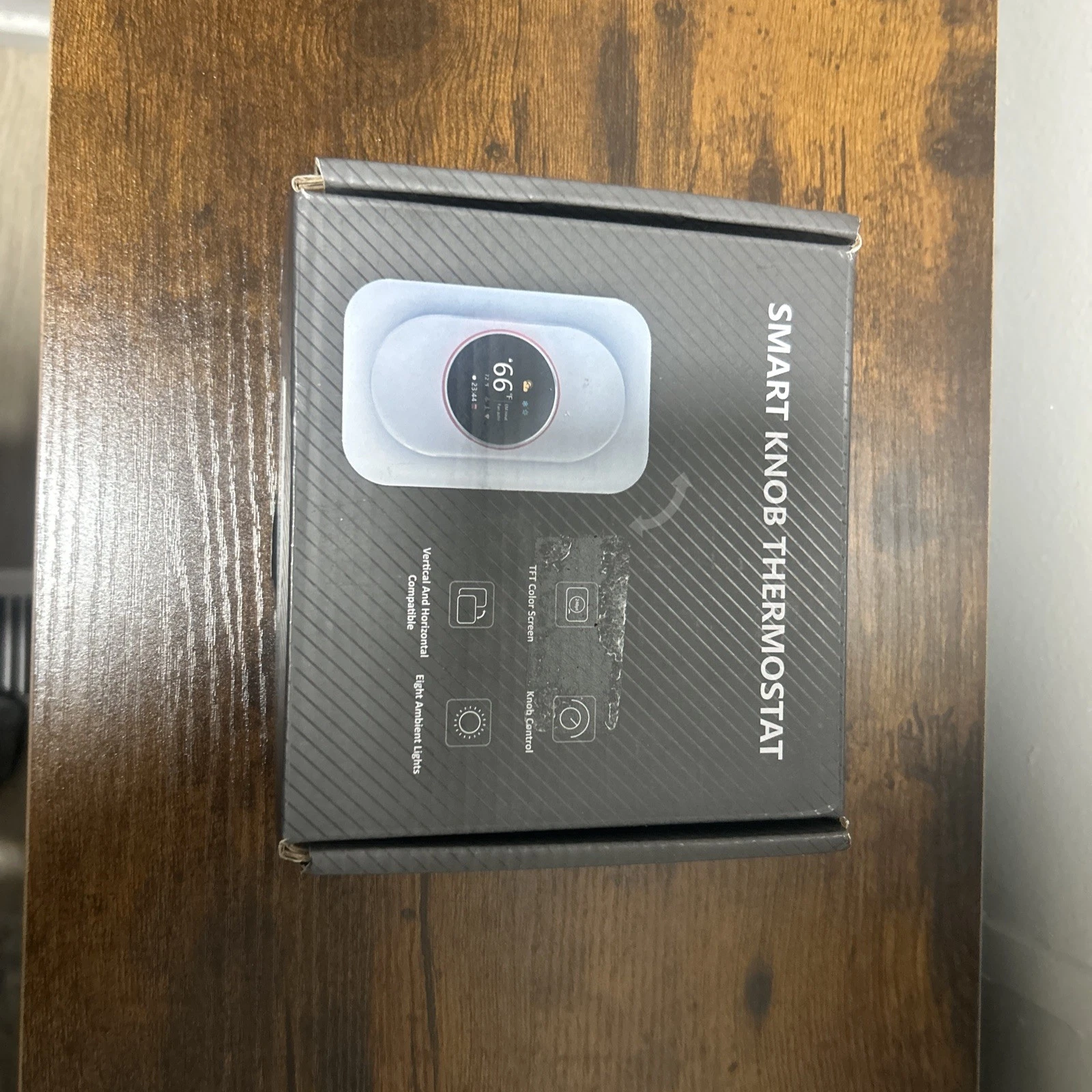 Smart Knob Thermostat for Home WiFi Bluetooth capable, smart phone control