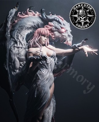 Dragon Lady Resin Figure Kit 1/6 1/9 1/12 1/18 1/24 CA 3D STUDIOS