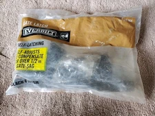 Everbilt Black Finish Self Latching Self-Adjusting Gate Latch NOS