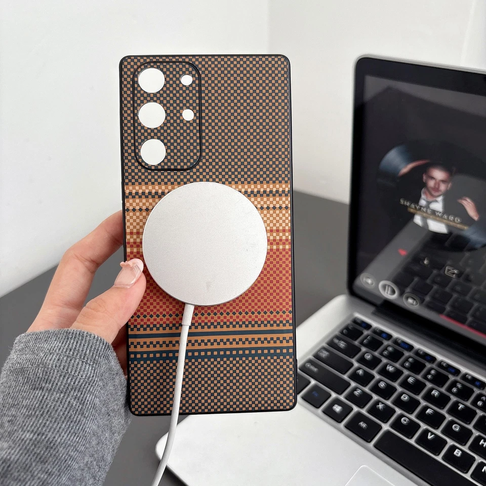 For ZTE nubia RedMagic 11 Pro+ Luxury Color-block Woven Pattern Phone Case Cover - Image 2 of 4