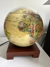 MOVA Globe Earth 4.5" Diameter￼ With Stand As Is Parts Only Antique Beige Color