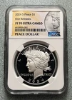 2024 S SILVER PEACE DOLLAR PROOF COIN NGC GRADED PF 70