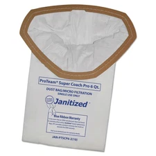 Janitized JAN-PTSCP6-2(10) Vacuum Filter Bags (100/Carton) New