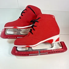 Jackson Ultima Red Softec Diva Figure Skates Men size 9 - Woman 10