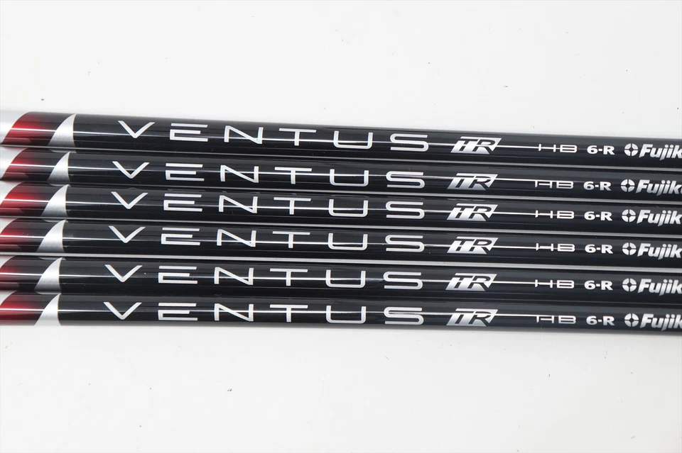 New Fujikura OEM Ventus TR Red 6-R 67g Regular 41.5" 6pc Iron Shaft Set .370 - Image 2 of 4