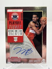 2018-29 PANINI CONTENDERS TROY BROWN JR. RC 01/35 PLAYOFF TICKET AUTO NO. 108