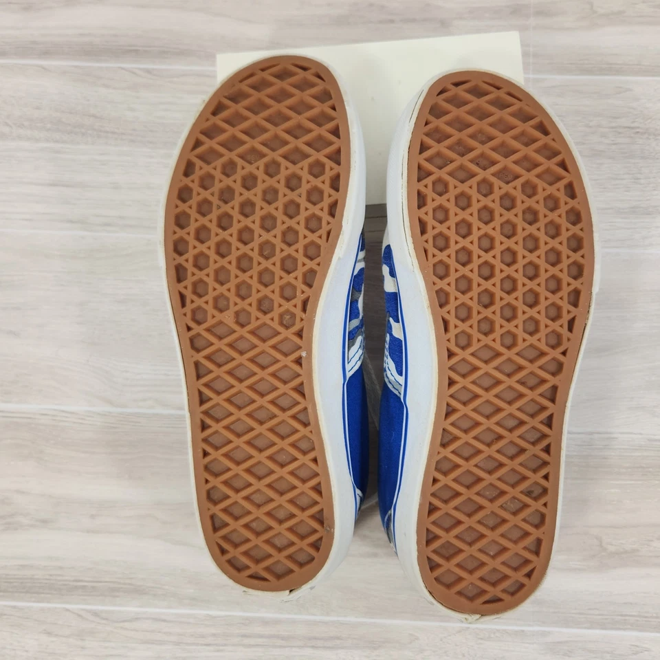 Van's 507698 Off The Wall Skate Shoes Youth Size 2.5 Blue Camo - Image 4 of 4
