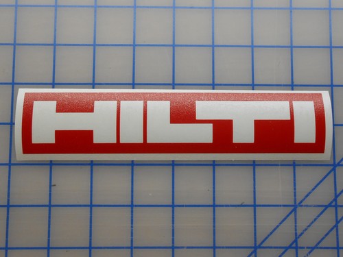 Hilti Sticker Decal 7.5\