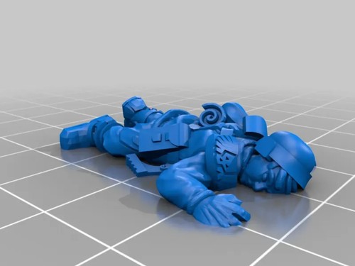 Resina 28 mm/1:56 ciencia ficción víctimas arcadianas - Imagen 2 de 2