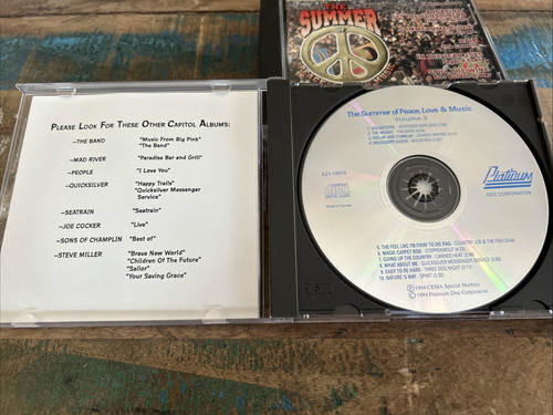 1994 25th Anniversary The Summer Of Peace Love & Music CD's Volumes 1, 2 & 3 - 第 13/14 張圖片