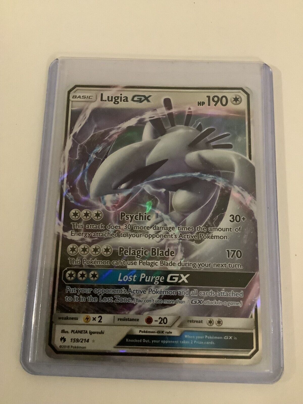  Lugia GX - 159/214 - Ultra Rare : Toys & Games