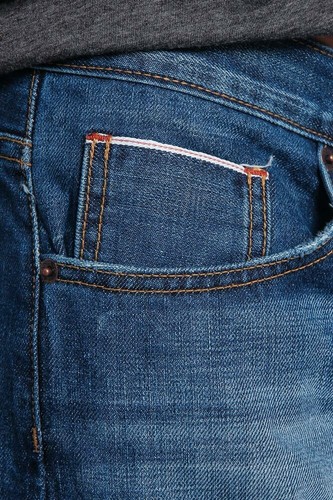 Men's Made in USA Straight Fit Denim Premium Selvedge Jeans Pants -M527SV-B1D7 - Picture 39 of 40
