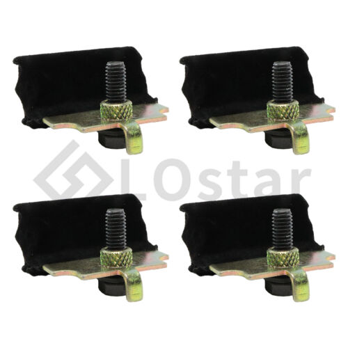 4-Piece Door Glass Anti-Rattle Cushion Kit For 1969-1982 Chevy Corvette C3 C4 - Picture 3 of 5