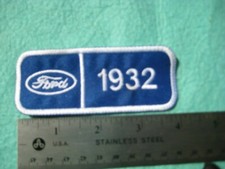 Ford 1932 Service Parts Dealer Uniform Hat Patch Ford 1932 Service Parts Dealer Uniform Hat Patch