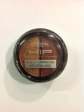 L'Oreal HiP Metallic Duo Eye Shadow CHARGED #910 NEW.