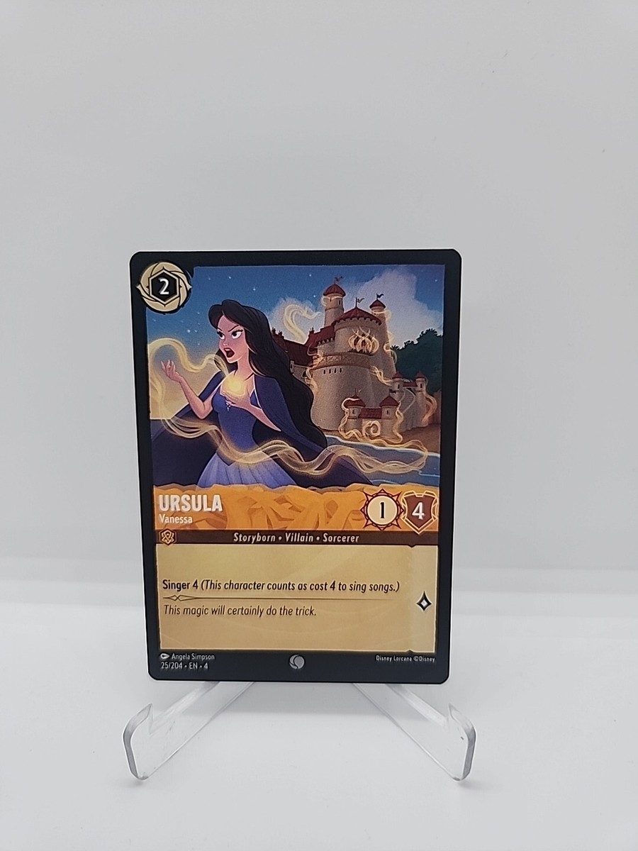 Disney Lorcana TCG Ursula 25/204 Regular Common Ursula's Return NM