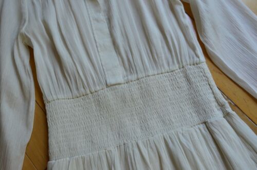 Rag & Bone Bailey Smocked Long Sleeve Dress Size S - Picture 3 of 13