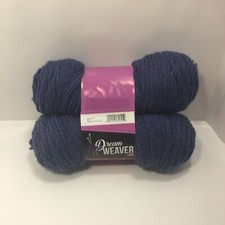 Dream Weaver Blue Worsted Yarn Twin Pack Made in USA Acrylic