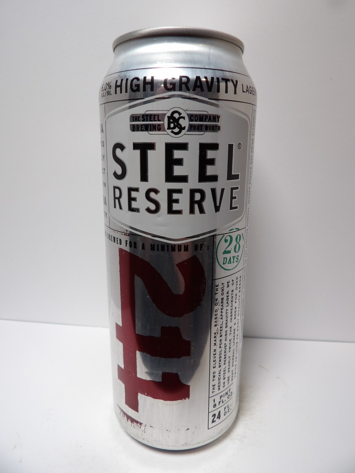 24oz. STEEL RESERVE 211 HIGH GRAVITY 6.0 ALC ALUMINUM STAY TAB EMPTY