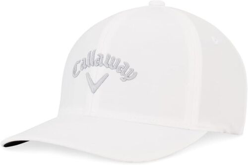 Callaway Golf Stretch Fit Structured Hat/Cap COLOR: White SIZE: L/XL
