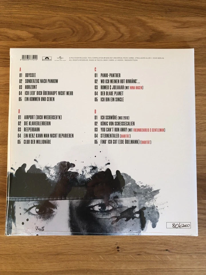 Udo Lindenberg / Vinyl / "75 Jahre Panik" / "farbiger Splatter" / OVP / Nr. 804 - Bild 2 von 2