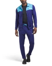 UNDER ARMOUR 2 PC Rival EMEA Tracksuit Pants & F/Z Track JACKET Mens MEDIUM NEW