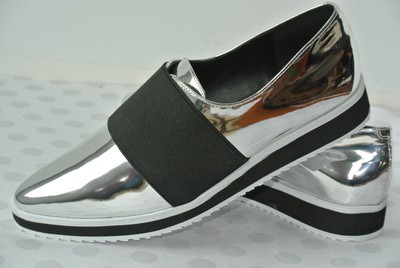 karl lagerfeld silver shoes