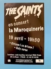 THE SAINTS - 2015 Leather Goods Concert Flyer - Holy Curse - NO ONE IS INNOCENT