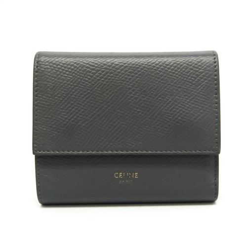small trifold wallet celine