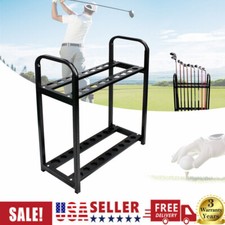 Golf Club Organizer 18-hole Golf Club Holder Rack Golf Club Ground Display Stand