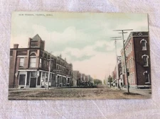 1908 Elm Street Dirt Cresco Iowa Postcard