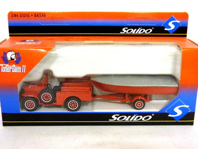 Solido TonerGam 2 Diecast Metal 3144 Dodge + Bateau
