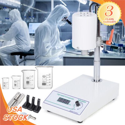 Electric Stirrer Mixer Agitator Lab Homogenizer Disperser Emulsifier High Speed