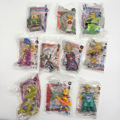 10x Simpsons Burger King Halloween Figuren - NEU & OVP - 2011 Komplett Set