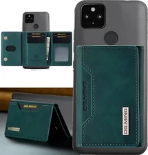 For Google Pixel 4A 5G Case 2in1 Detachable Magnetic TPU+Wallet Credit Card Slot