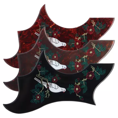 Dove Thickened Self-adhesive Acoustic Guitar Pickguard Scratch Plate for Gibson