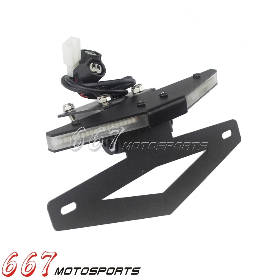 Motorcycle Fender Eliminator w/ Tail Turn Signals For Kawasaki Z1000 2010-2019 - Image 2 of 4