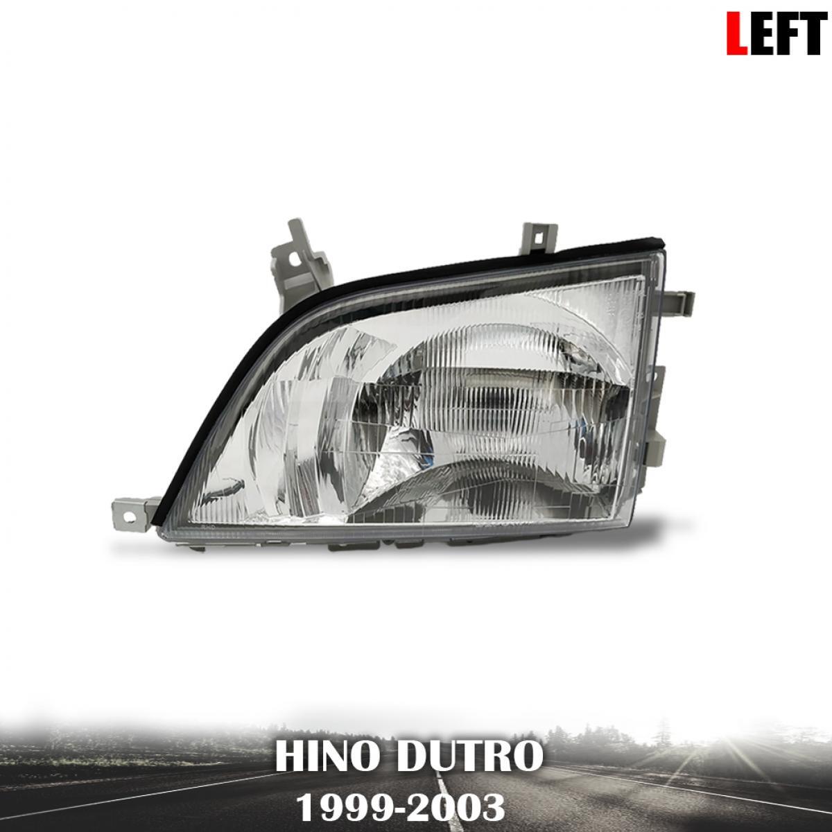 Head Lamp Front Light LH Left Clear Lens Fit Hino Dutro 1999-2003