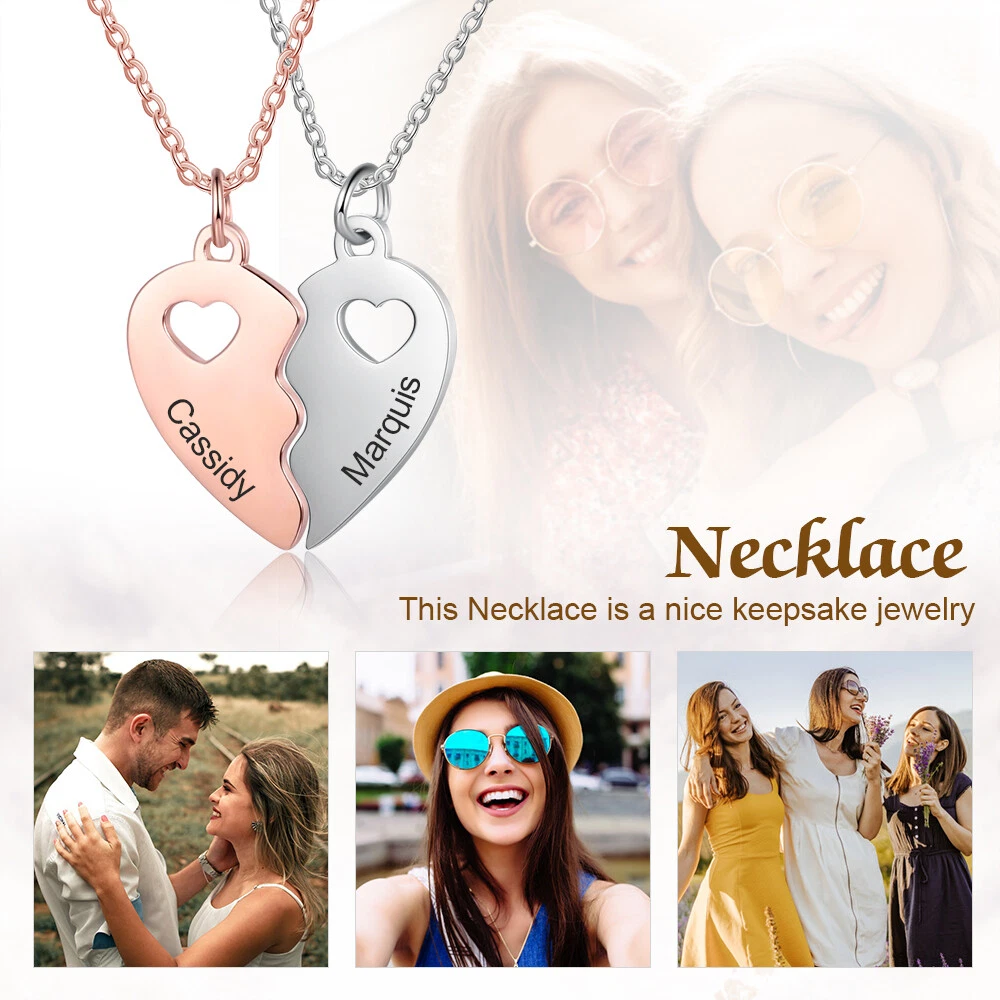 Half and half necklaces shop for couples