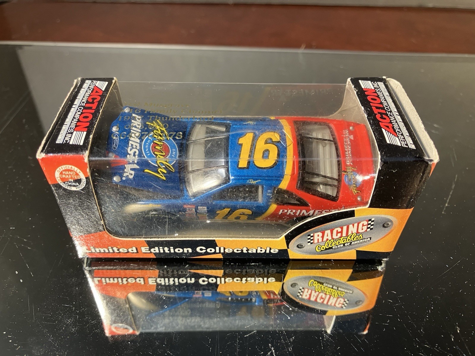 Ted Musgrave #16 Family Channel Primestar 1997 Ford Thunderbird 1:64 RCCA 5,000