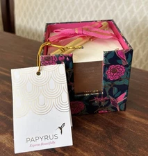 Papyrus Set Of 600 Boxed Hummingbird 3.25” Square Note Cards w/Pen; New In Box